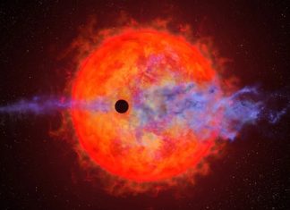 Kính viễn vọng Hubble ghi lại khoảnh khắc bầu khí quyển một hành tinh bị thổi bay