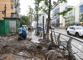 Bão Doksuri khiến 11 người thiệt mạng ở Bắc Kinh (Trung Quốc)