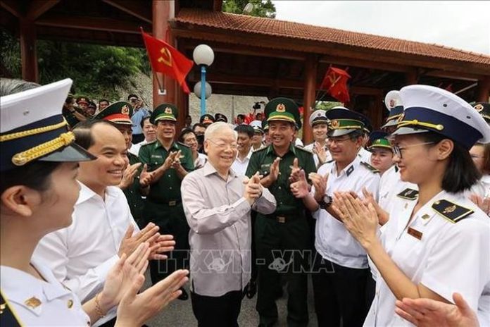 Những hình ảnh Tổng Bí thư Nguyễn Phú Trọng thăm Cửa khẩu Quốc tế Hữu Nghị
