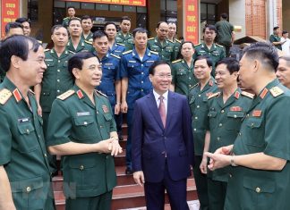 Chủ tịch nước Võ Văn Thưởng dự Lễ Khai giảng tại Học viện Quốc phòng