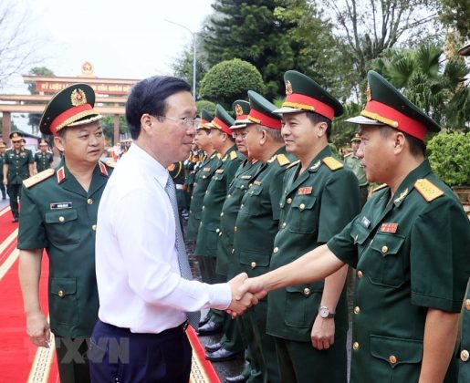 12 515x420 - Chủ tịch nước Võ Văn Thưởng thăm Binh đoàn 15 ở Gia Lai