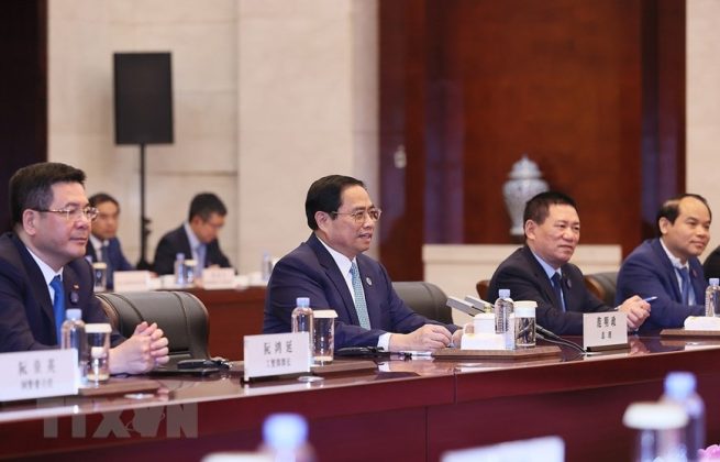 3 min 25 655x420 - Thủ tướng Phạm Minh Chính hội đàm với Thủ tướng Trung Quốc Lý Cường