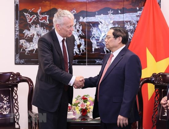 Chiều 20/9/2023 (giờ địa phương), tại New York (Hoa Kỳ), Thủ tướng Phạm Minh Ch&iacute;nh tiếp &ocirc;ng James Quincey, Chủ tịch ki&ecirc;m Gi&aacute;m đốc điều h&agrave;nh của Tập đo&agrave;n Coca-Cola.