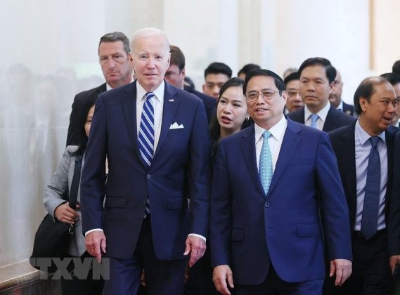 7 min 9 569x420 - Thủ tướng Phạm Minh Chính hội kiến Tổng thống Hoa Kỳ Joe Biden