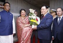 Chủ tịch Quốc hội hội đàm với Chủ tịch Quốc hội Bangladesh