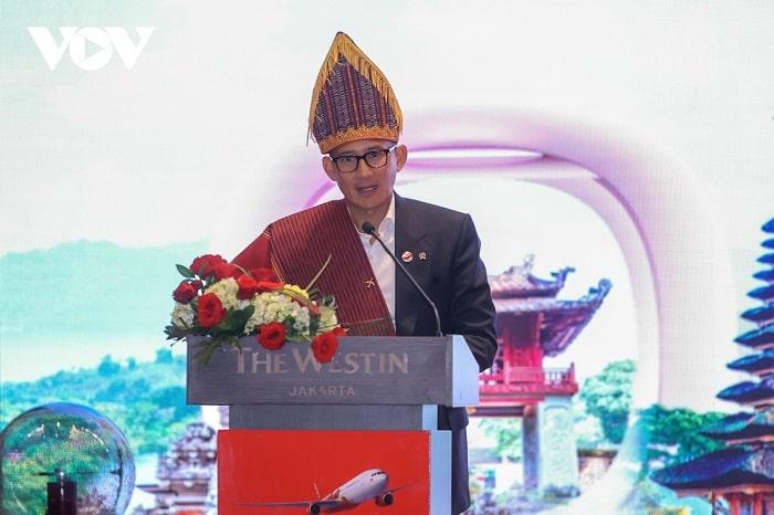 Bộ trưởng Bộ Kinh tế sáng tạo và Du lịch Indonesia Sandiaga Uno