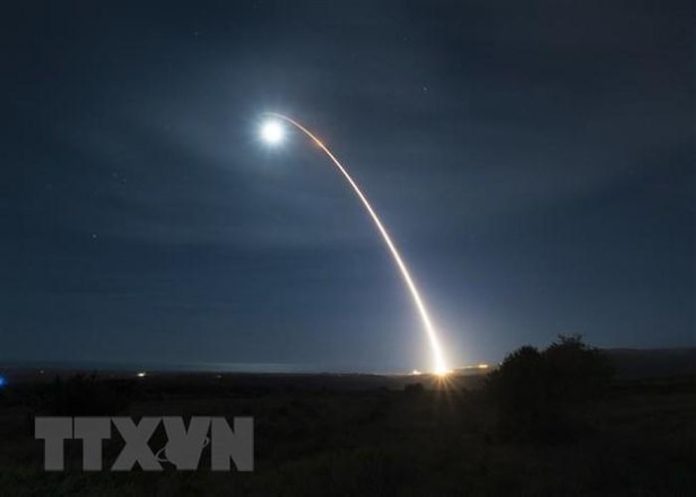 Mỹ phóng thử Tên lửa Đạn đạo Xuyên Lục địa Minuteman III