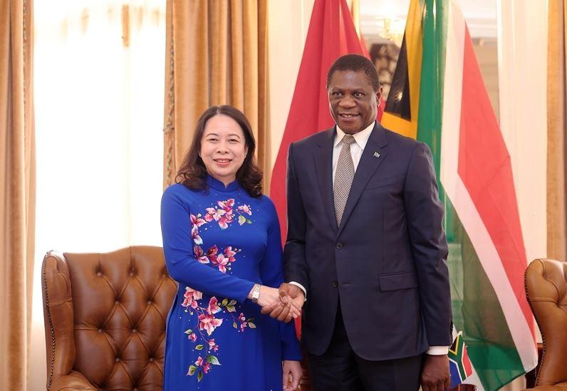 Pho Chu tich nuoc Vo Thi Anh Xuan 2 min - Việt Nam và Nam Phi đã trở thành đối tác quan trọng của nhau tại châu Phi và Đông Nam Á