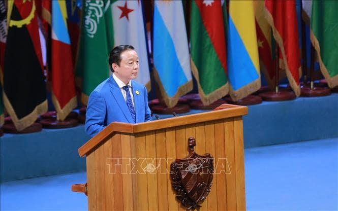 Pho Thu tuong Tran Hong Ha phat bieu tai phien thao luan min - Phó Thủ tướng Trần Hồng Hà dự Hội nghị thượng đỉnh nhóm G77 và Trung Quốc