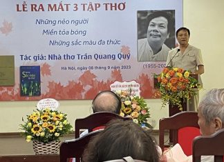 Ra mắt 3 tập thơ của cố nhà thơ Trần Quang Quý Ra mắt 3 tập thơ của cố nhà thơ Trần Quang Quý