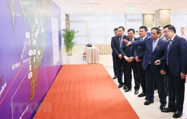2 min 76 656x420 - Thủ tướng Phạm Minh Chính dự lễ triển khai Dự án Khí điện Lô B-Ô Môn