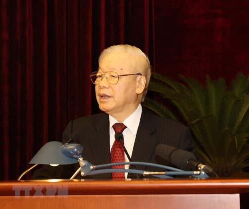 3 min 3 502x420 - Tổng Bí thư Nguyễn Phú Trọng phát biểu khai mạc Hội nghị Trung ương 8