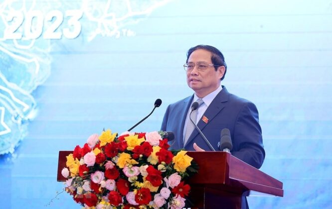5 min 69 666x420 - Thủ tướng Phạm Minh Chính dự lễ triển khai Dự án Khí điện Lô B-Ô Môn