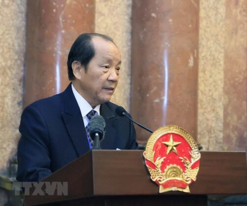 &Ocirc;ng Hồ Xu&acirc;n H&ugrave;ng, Chủ tịch Tổng hội N&ocirc;ng nghiệp v&agrave; Ph&aacute;t triển N&ocirc;ng th&ocirc;n Việt Nam ph&aacute;t biểu.