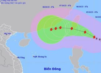 Bão KOINU sắp vào Biển Đông, cường độ rất mạnh
