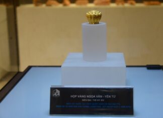 Ngắm bảo vật quốc gia - Hộp vàng Ngọa Vân - Yên Tử tại Bảo tàng Quảng Ninh