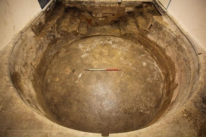 Can canh be tam min - Các nhà khảo cổ Anh tìm thấy bồn tắm lạnh hiếm có
