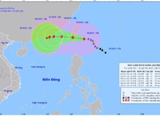 Dự báo bão Koinu: Từ ngày 5/10, vùng gần tâm bão gió cấp 11-12, giật cấp 15, sóng cao biển cao 6-8m; Trung Quốc ứng phó khẩn cấp