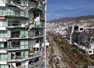 Biểu tượng của tình đoàn kết sau siêu bão Otis ở Mexico