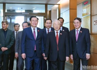 Tổng Bí thư Nguyễn Phú Trọng dự Lễ bế mạc Kỳ họp thứ 6, Quốc hội khóa XV