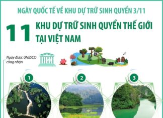 11 Khu dự trữ Sinh quyển thế giới tại Việt Nam được UNESCO công nhận