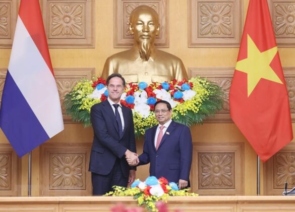 11 min 2 585x420 - Thủ tướng Phạm Minh Chính đón Thủ tướng Hà Lan Mark Rutte