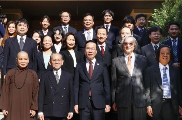 13 min 7 636x420 - Chủ tịch nước Võ Văn Thưởng thăm Đại sứ quán Việt Nam tại Nhật Bản
