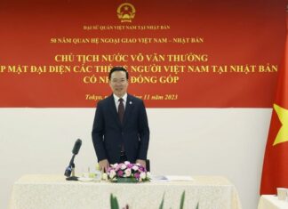 Chủ tịch nước Võ Văn Thưởng thăm Đại sứ quán Việt Nam tại Nhật Bản