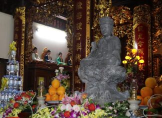 Lễ đón Quyết định công nhận Bảo vật quốc gia Tượng Quan Thế Âm, chùa Cung Kiệm