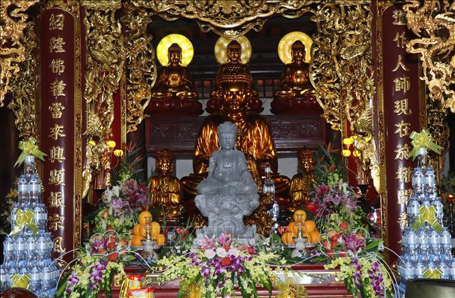 Bao vat quoc gia Tuong Quan The Am o chua Cung Kiem min - Lễ đón Quyết định công nhận Bảo vật quốc gia Tượng Quan Thế Âm, chùa Cung Kiệm