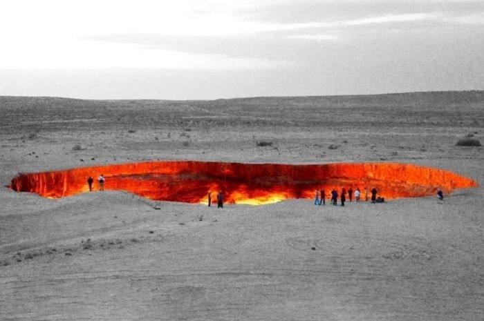 Canh cong Dia nguc 3 min - Bí ẩn về 'Cánh cổng Địa ngục' cháy liên tục hàng chục năm qua ở Turkmenistan