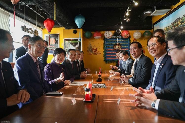 Chu tich nuoc Vo Van Thuong 2 min - Chủ tịch nước Võ Văn Thưởng thăm mô hình khởi nghiệp của người Việt Nam tại Nhật Bản