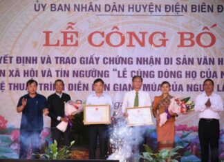 Điện Biên đón nhận 2 bằng chứng nhận di sản văn hóa phi vật thể quốc gia