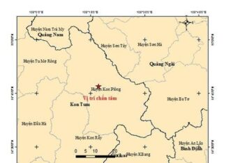 Kon Tum lại hứng 3 trận động đất liên tiếp kèm mưa lớn