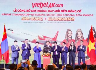 Vietjet công bố đường bay thẳng giữa Ulaanbaatar (Mông Cổ) và Nha Trang Vietjet công bố đường bay thẳng giữa Ulaanbaatar (Mông Cổ) và Nha Trang