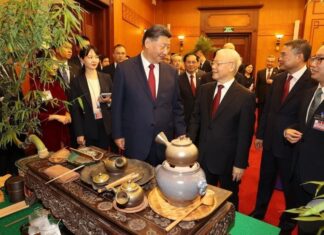 Tổng Bí thư Nguyễn Phú Trọng, Tổng Bí thư, Chủ tịch nước Trung Quốc dự Tiệc trà