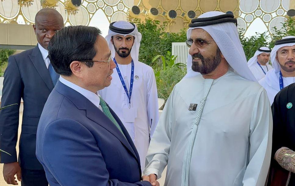 COP28: Thủ tướng Phạm Minh Chính gặp lãnh đạo nhiều nước và tổ chức quốc tế COP28: Thủ tướng Phạm Minh Chính gặp lãnh đạo nhiều nước và tổ chức quốc tế