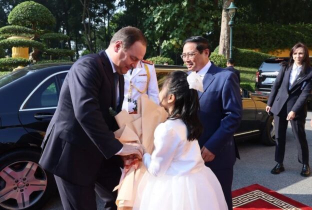 2 min 25 624x420 - Thủ tướng Phạm Minh Chính đón và hội đàm với Thủ tướng Belarus
