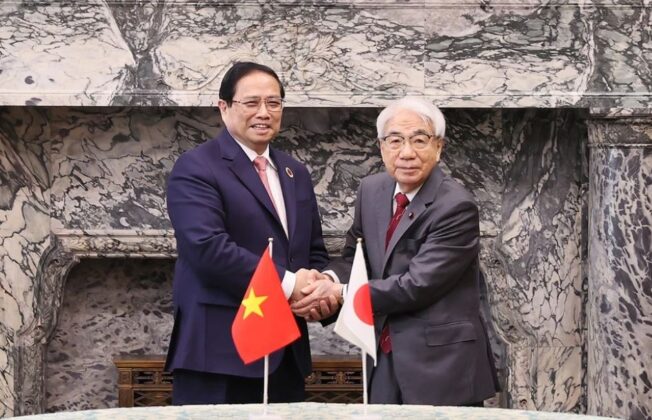 2 min 56 652x420 - Thủ tướng Phạm Minh Chính gặp Chủ tịch Thượng viện, Chủ tịch Hạ viện Nhật Bản