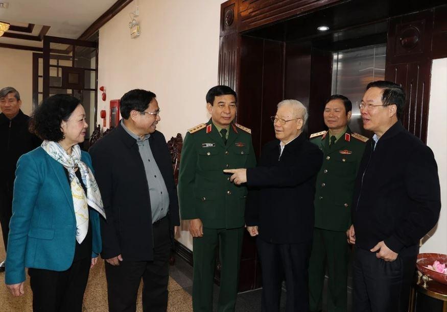 Tổng Bí thư Nguyễn Phú Trọng chủ trì Hội nghị Quân ủy Trung ương lần thứ tám