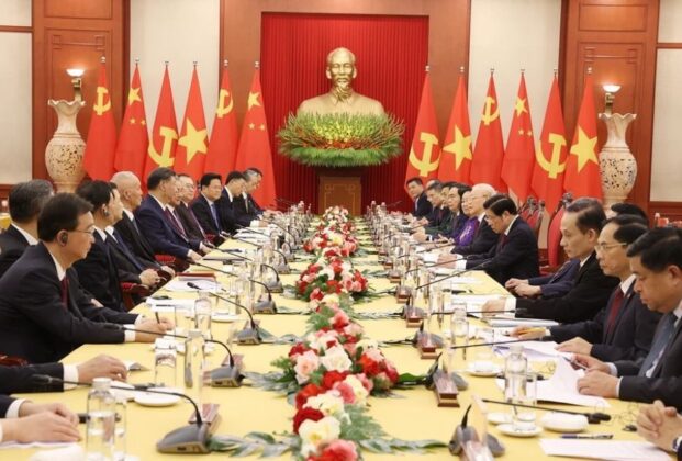3 min 43 621x420 - Tổng Bí thư Nguyễn Phú Trọng hội đàm với Tổng Bí thư, Chủ tịch nước Trung Quốc