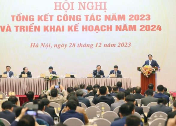 3 min 81 587x420 - Thủ tướng chủ trì hội nghị triển khai kế hoạch năm 2024 ngành Giao thông Vận tải