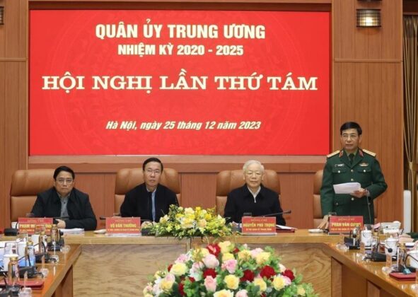 4 min 78 591x420 - Tổng Bí thư Nguyễn Phú Trọng chủ trì Hội nghị Quân ủy Trung ương lần thứ tám