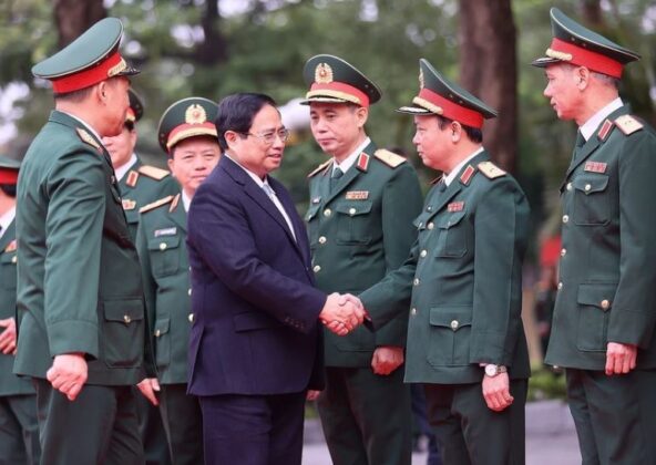 5 min 62 592x420 - Thủ tướng Chính phủ Phạm Minh Chính thăm Học viện Quốc phòng