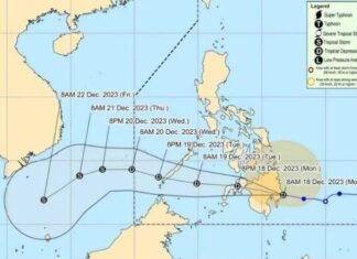 Philippines: Bão Jelawat đổ bộ vào đảo Mindanao, hàng nghìn dân phải sơ tán