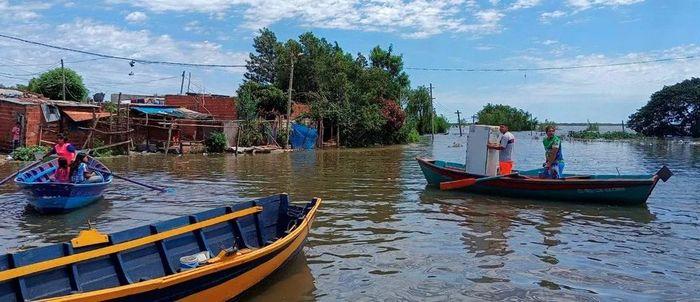 Canh ngap lut do mua lon tai tinh Corrientes - Mưa bão nghiêm trọng ở Argentina khiến hơn chục người thiệt mạng