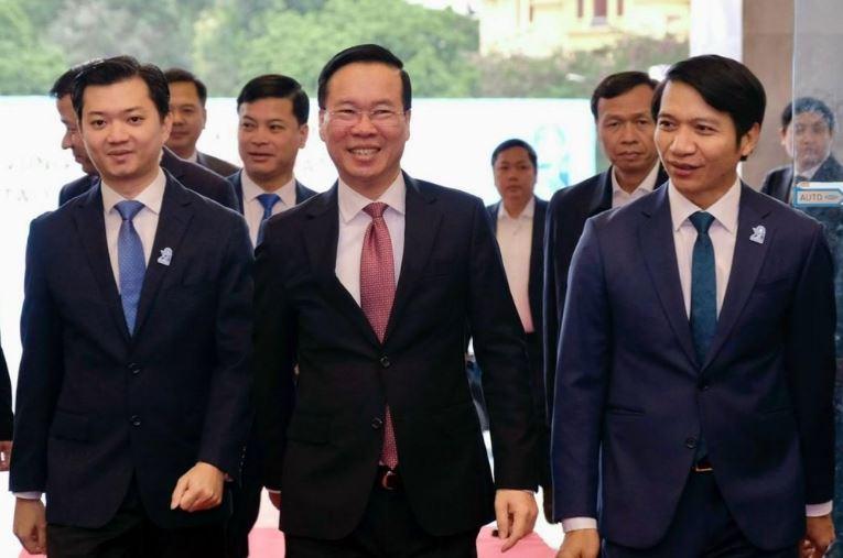 Chu tich nuoc Vo Van Thuong tai dai hoi min - Chủ tịch nước: 'Sinh viên là nhân tố quyết định thịnh suy của quốc gia'