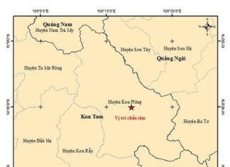 Kon Tum xảy ra động đất