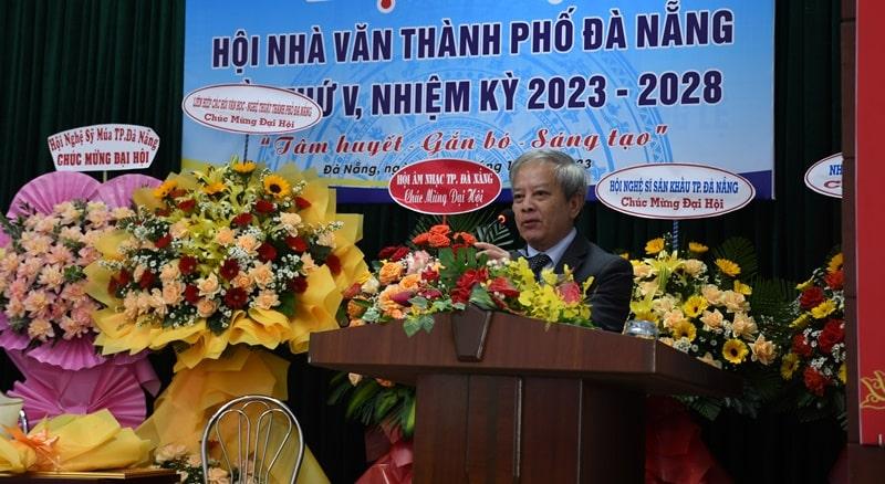 Nha tho Nguyen Kim Huy min - Đại hội Hội Nhà văn thành phố Đà Nẵng lần thứ V, nhiệm kỳ 2023-2028