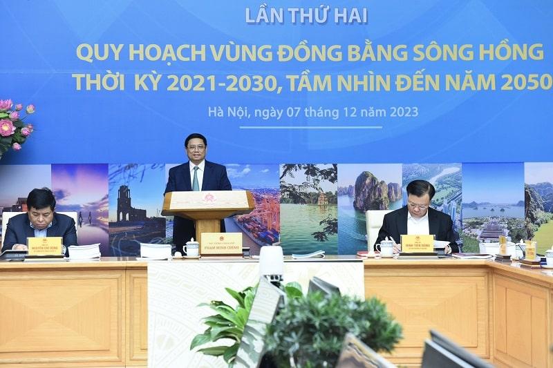 Thu tuong chu tri hoi nghi 2 min - Thủ tướng chủ trì hội nghị về quy hoạch vùng Đồng bằng sông Hồng